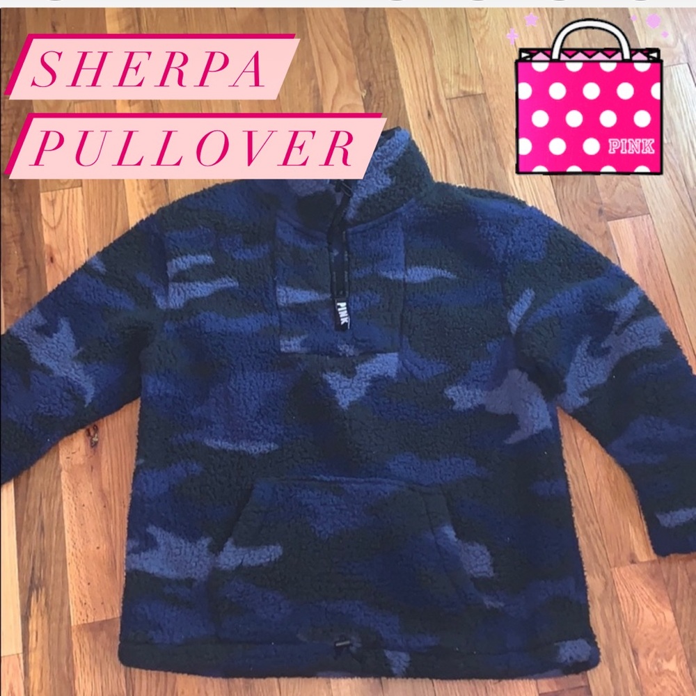 NEVER WORN PINK VS CAMO SHEERPA
